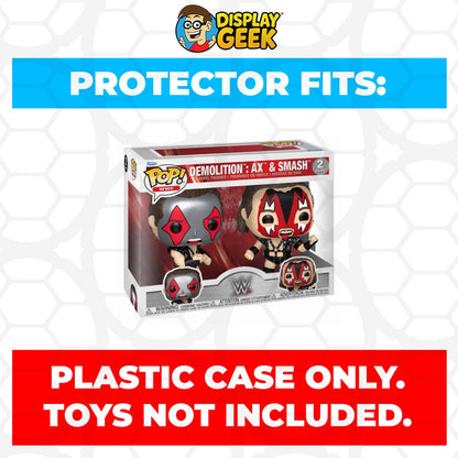 Pop Protector for Funko Pop 2-Pack Demolition Ax & Smash Box