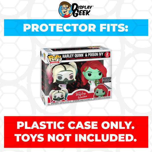 Pop Protector for 2 Pack Harley Quinn & Poison Ivy Funko Pop