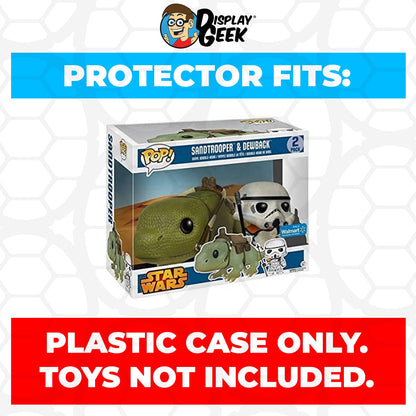 Pop Protector for 2 Pack Sandtrooper & Dewback Funko Pop