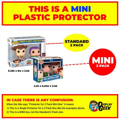 Pop Protector for 2 Pack Mini Snow White & Evil Queen #06 Funko Pop