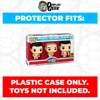 Pop Protector for 3 Pack Blink 182 Mark, Travis & Tom Running Naked Funko