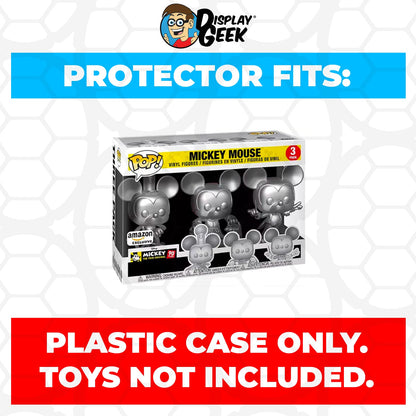 Pop Protector for 3 Pack Steamboat, Apprentice & Conductor Silver Funko Pop