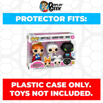 Pop Protector for 3 Pack Powerpuff Girls Diamond SDCC Funko Pop