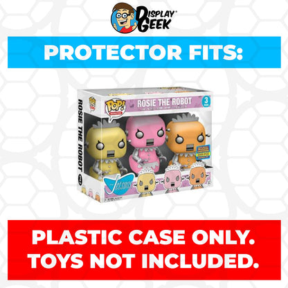Pop Protector for 3 Pack The Jetsons Rosie the Robot Funko Pop