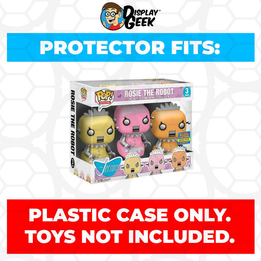 Pop Protector for 3 Pack The Jetsons Rosie the Robot Funko Pop