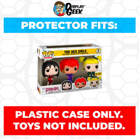 Pop Protector for 3 Pack The Hex Girls Funko Pop