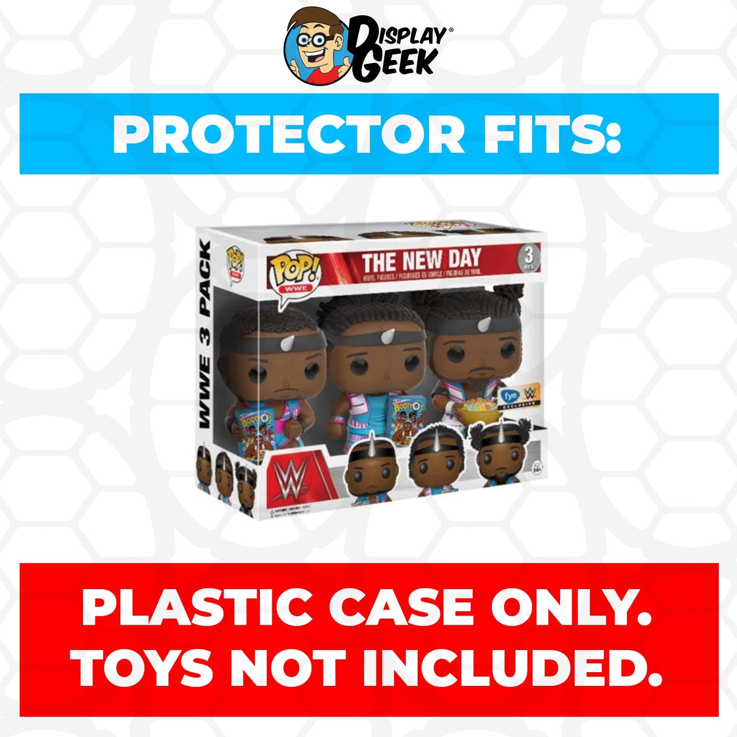 Pop Protector for 3 Pack The New Day with Cereal Funko Pop