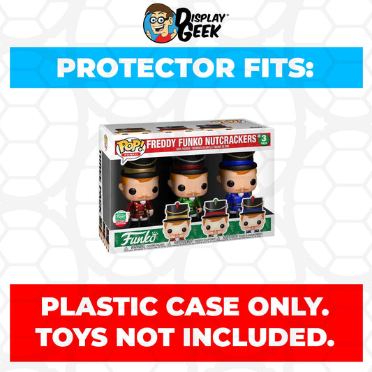 Pop Protector for 3 Pack Freddy Funko Nutcrackers Funko Pop