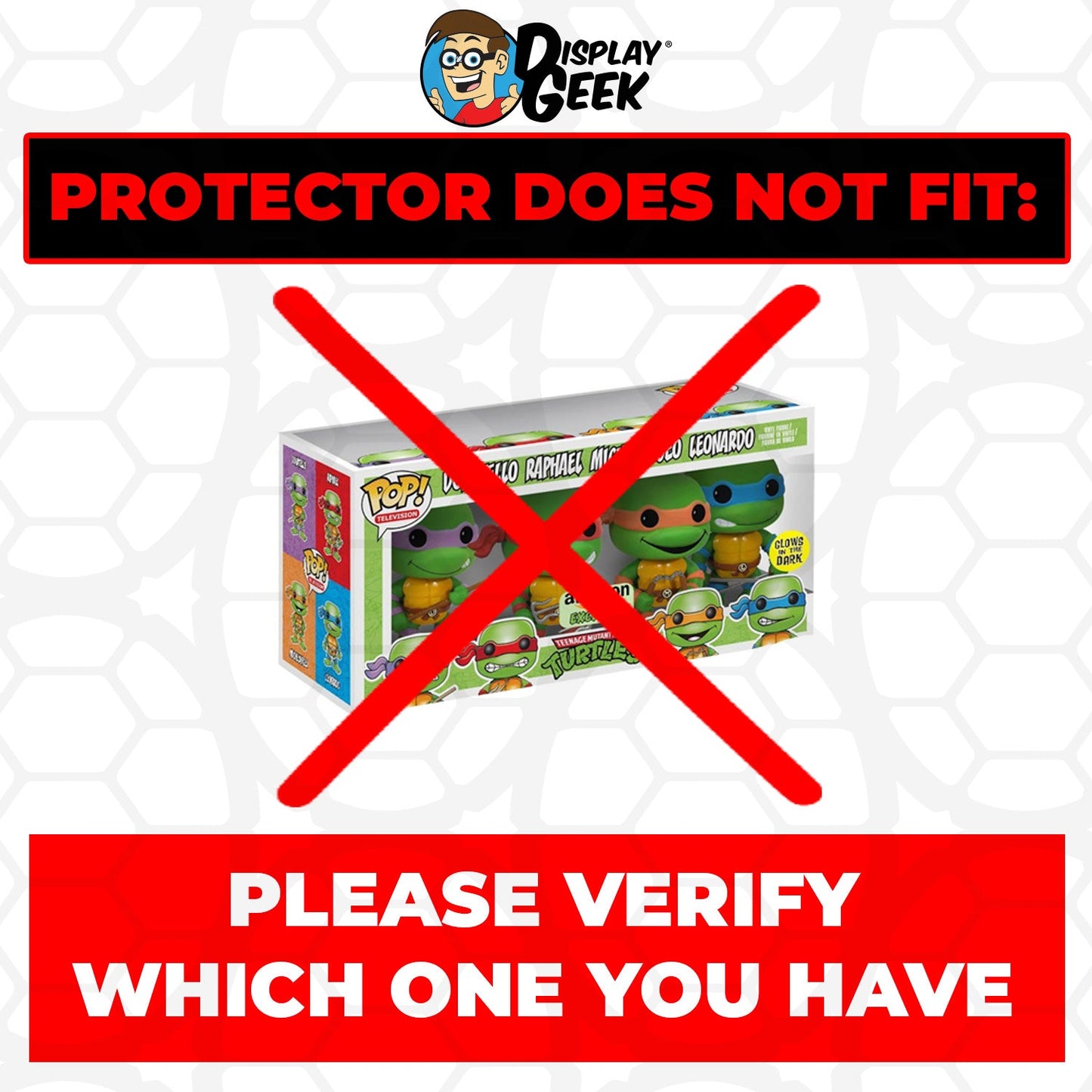Pop Protector for 4 Pack TMNT The Last Ronin Funko Pop