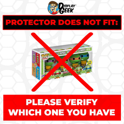 Pop Protector for 4 Pack TMNT The Last Ronin Funko Pop