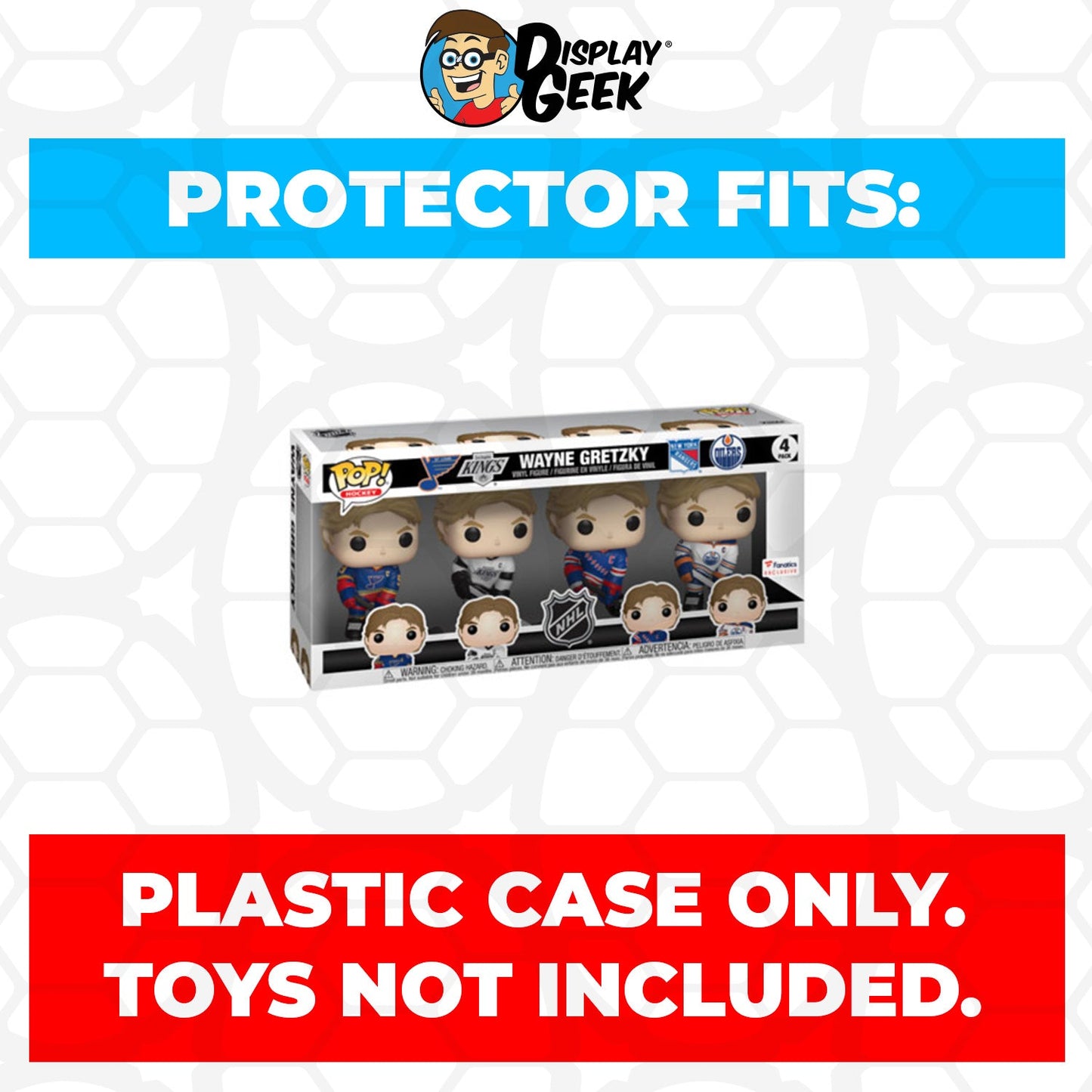 Pop Protector for 4 Pack Wayne Gretzky Funko Pop