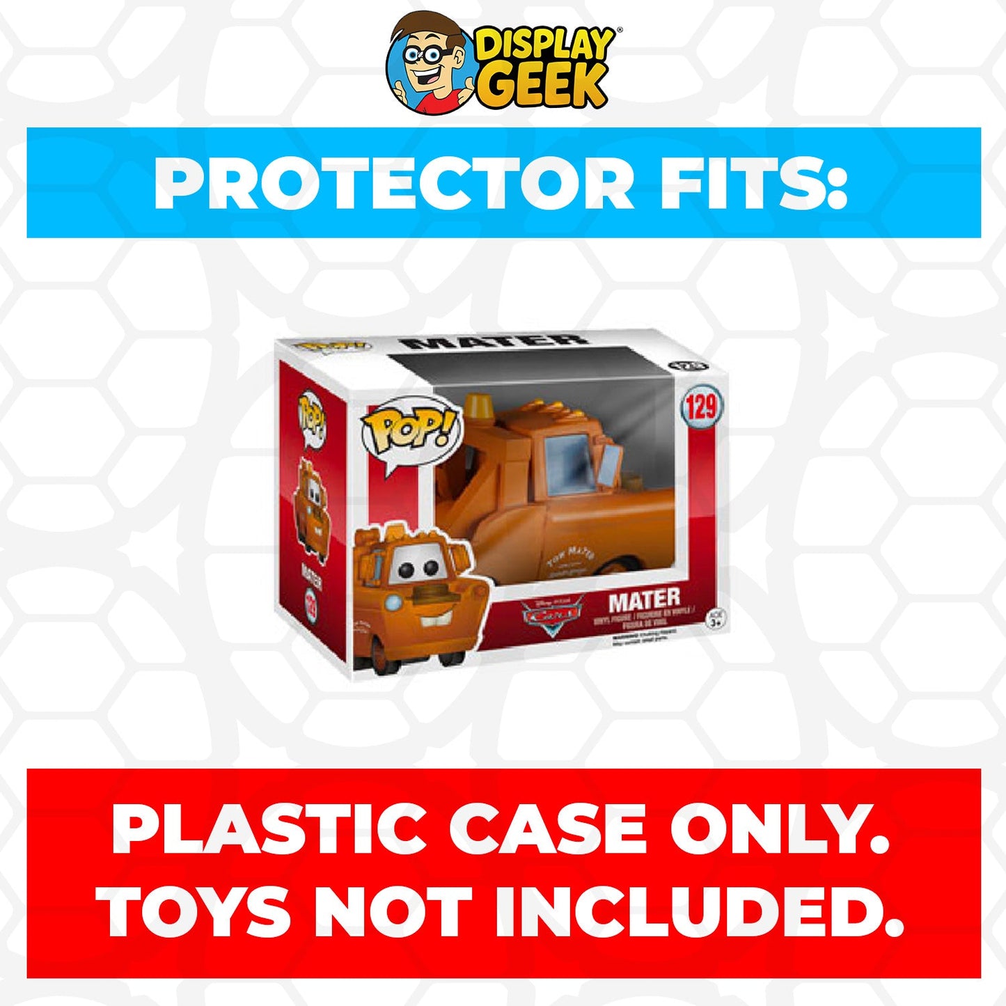 Pop Protector for 4 inch Funko Pop Cars - Mater Teal NYCC #129