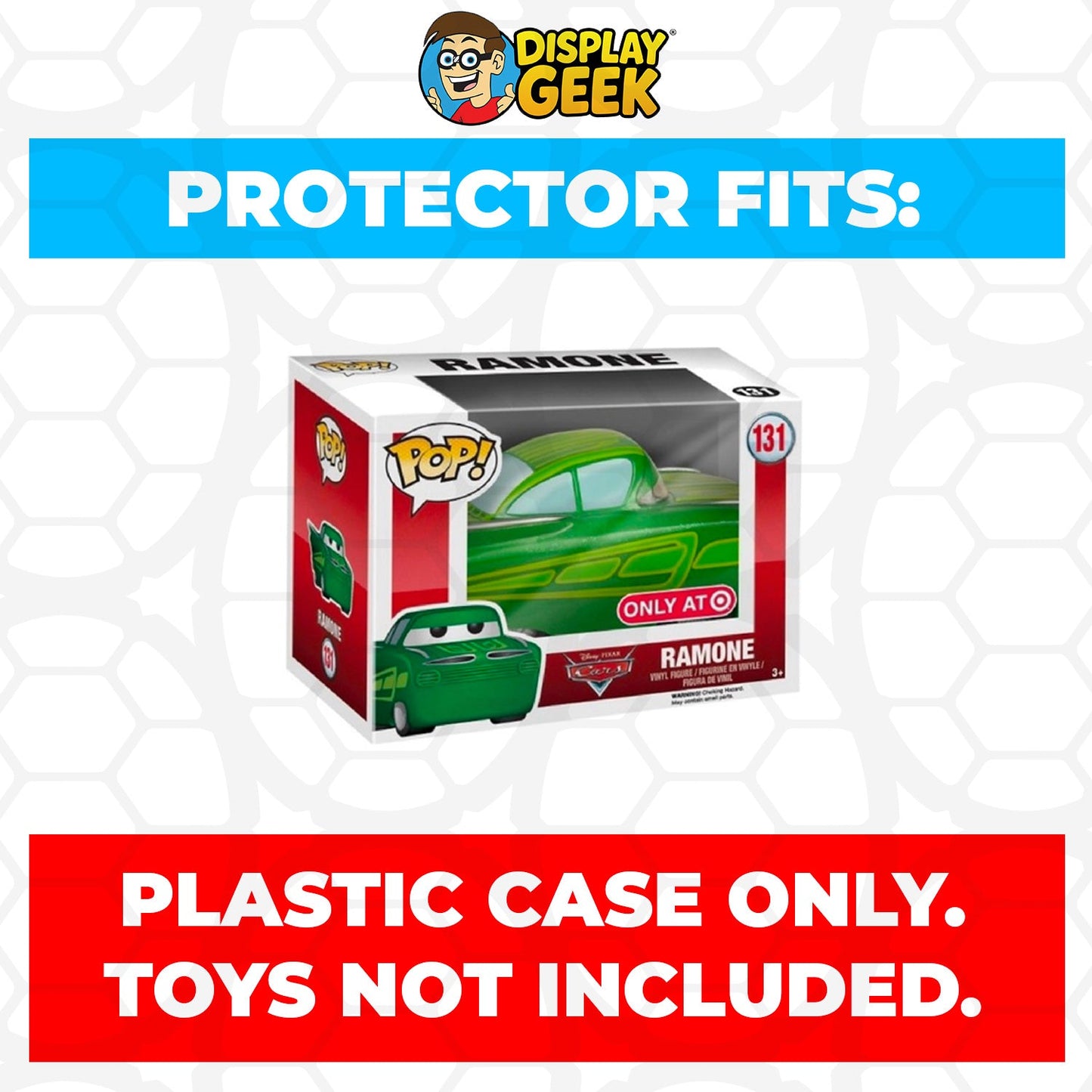 Pop Protector for 4 inch Funko Pop Cars - Ramone Green #131
