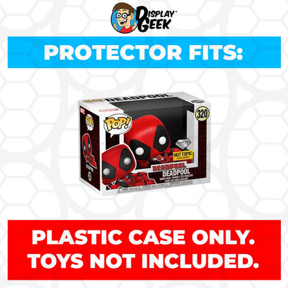 Pop Protector for 4 inch Funko Pop Sexy Deadpool Lounging Diamond #320