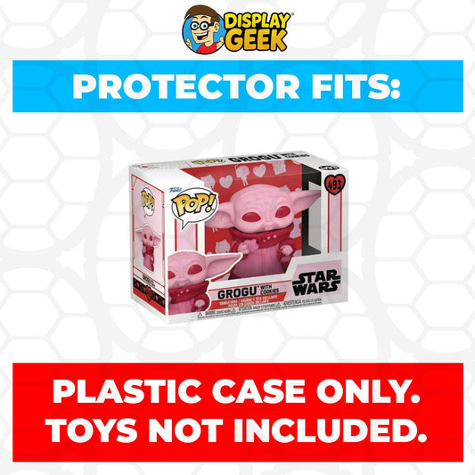 Pop Protector for 4 inch Funko Pop Valentine's Day Grogu with Cookies #493