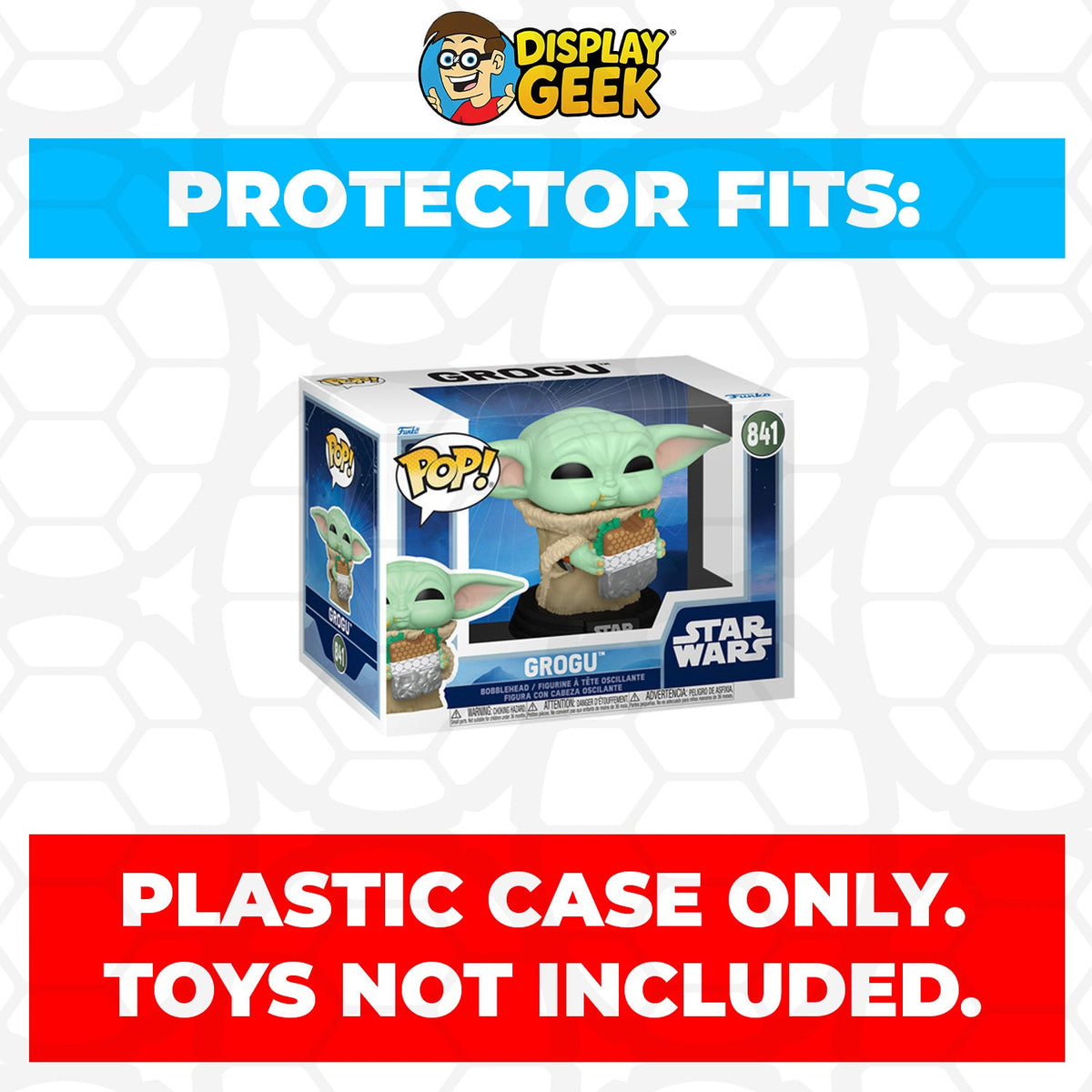 Pop Protector for 4 inch Funko Pop Grogu with Sandwich #841