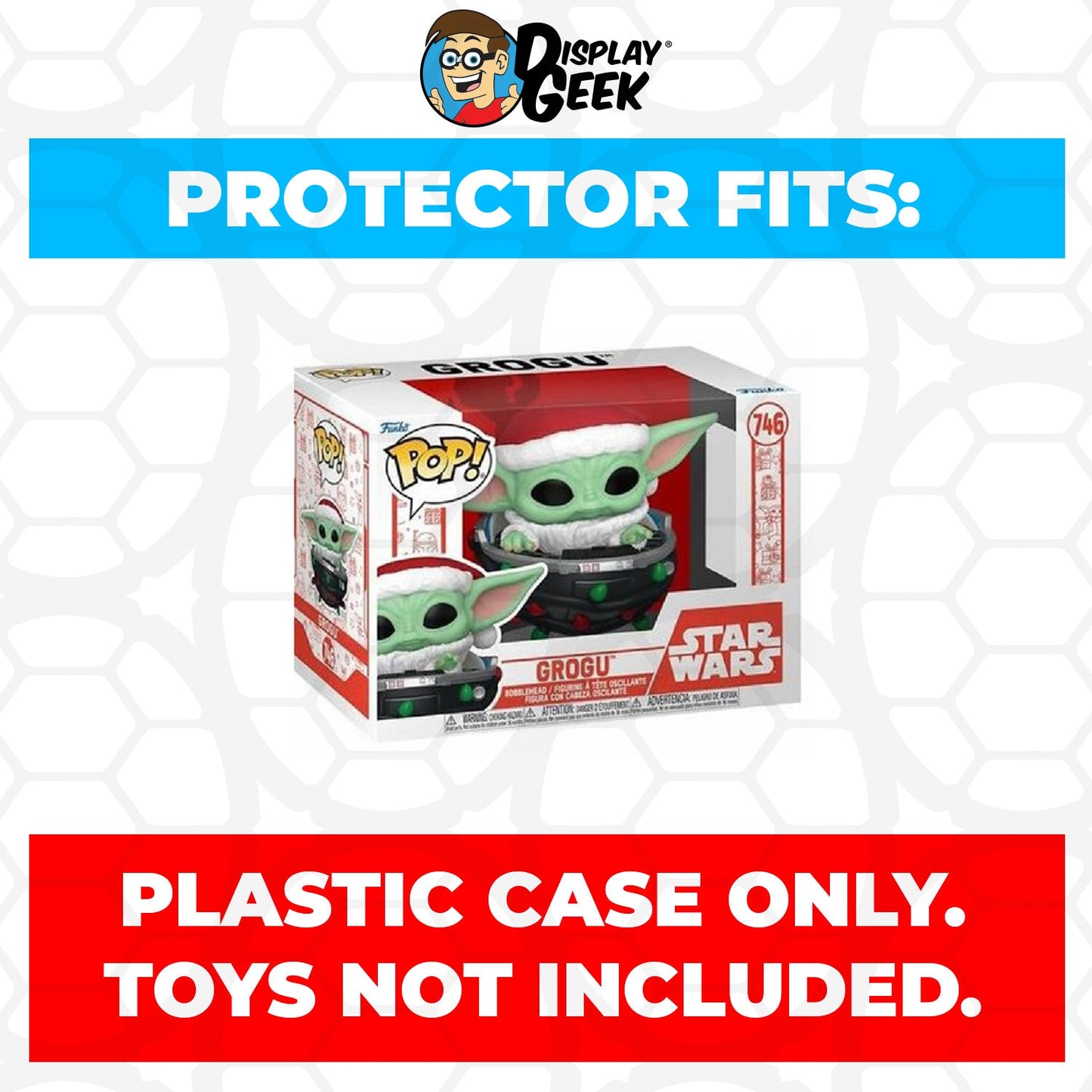 Pop Protector for 4 inch Funko Pop Holiday Grogu #746