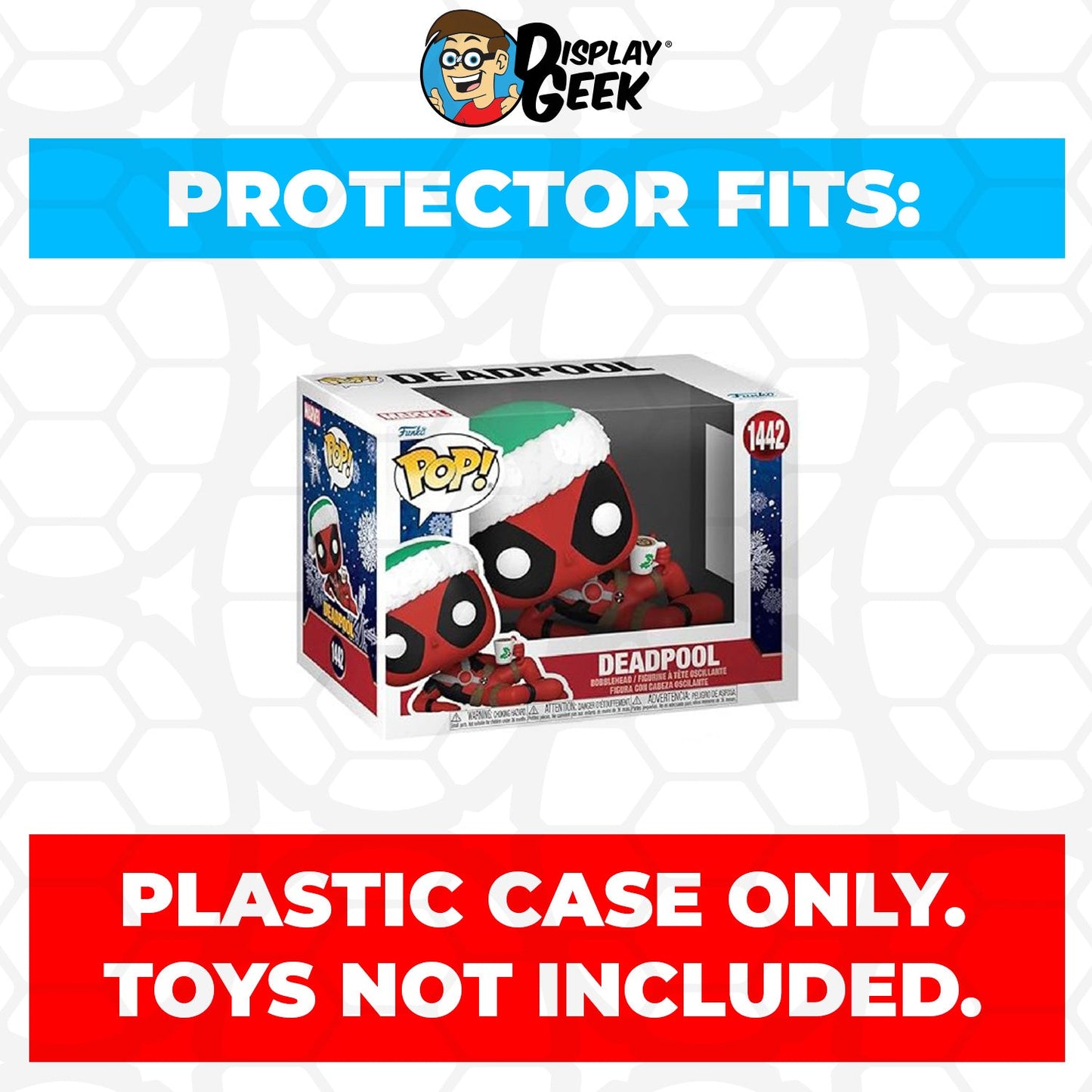 Pop Protector for 4 inch Funko Pop Sexy Deadpool Lounging Rainbow #320