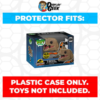 Pop Protector for 4 inch Funko Pop NFT Jurassic Park - Freddy Funko as Dr. Ian Malcolm #205