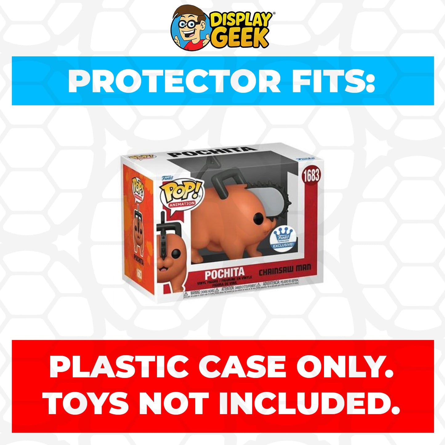 Pop Protector for 4 inch Funko Pop Chainsaw Man - Pochita #1683