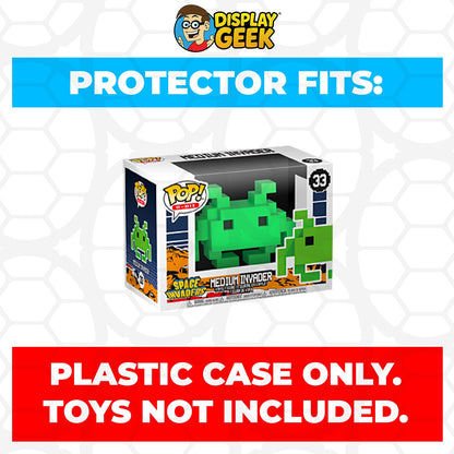 Pop Protector for 4 inch Funko Pop Space Invaders - Medium Invader #33
