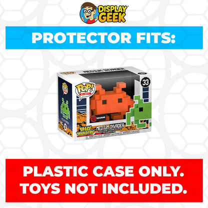 Pop Protector for 4 inch Funko Pop Space Invaders - Medium Invader #33