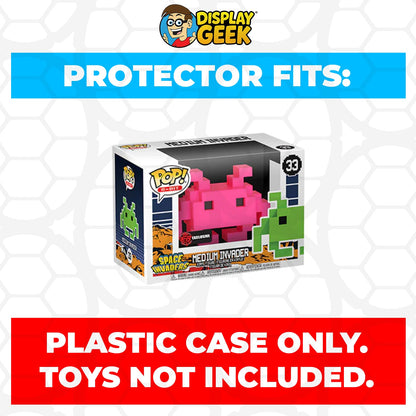 Pop Protector for 4 inch Funko Pop Space Invaders - Medium Invader #33
