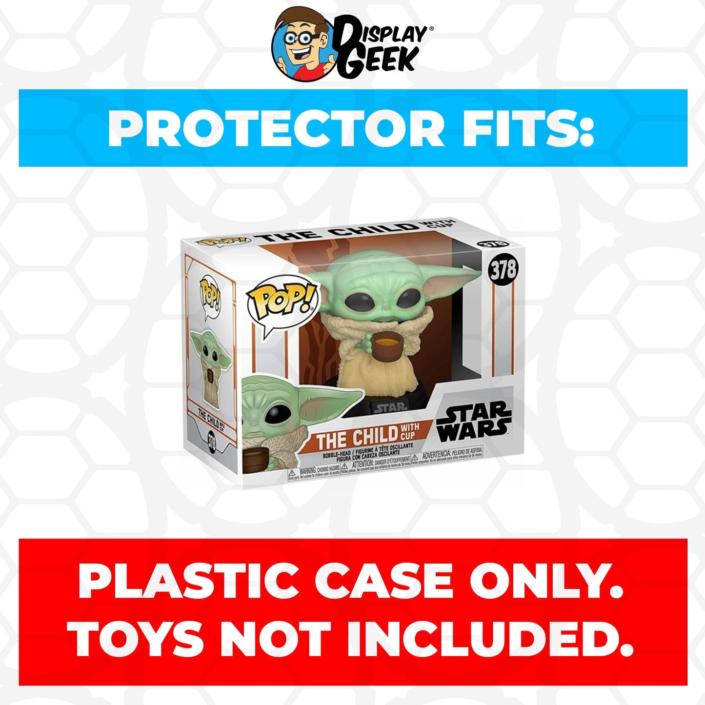 Pop Protector for 4 inch Funko Pop Grogu with Sandwich #841