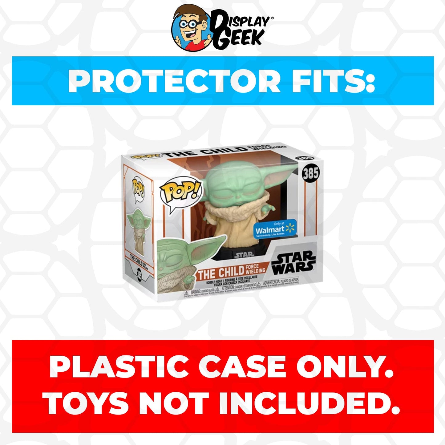 Pop Protector for 4 inch Funko Pop Grogu with Snack Flocked #825