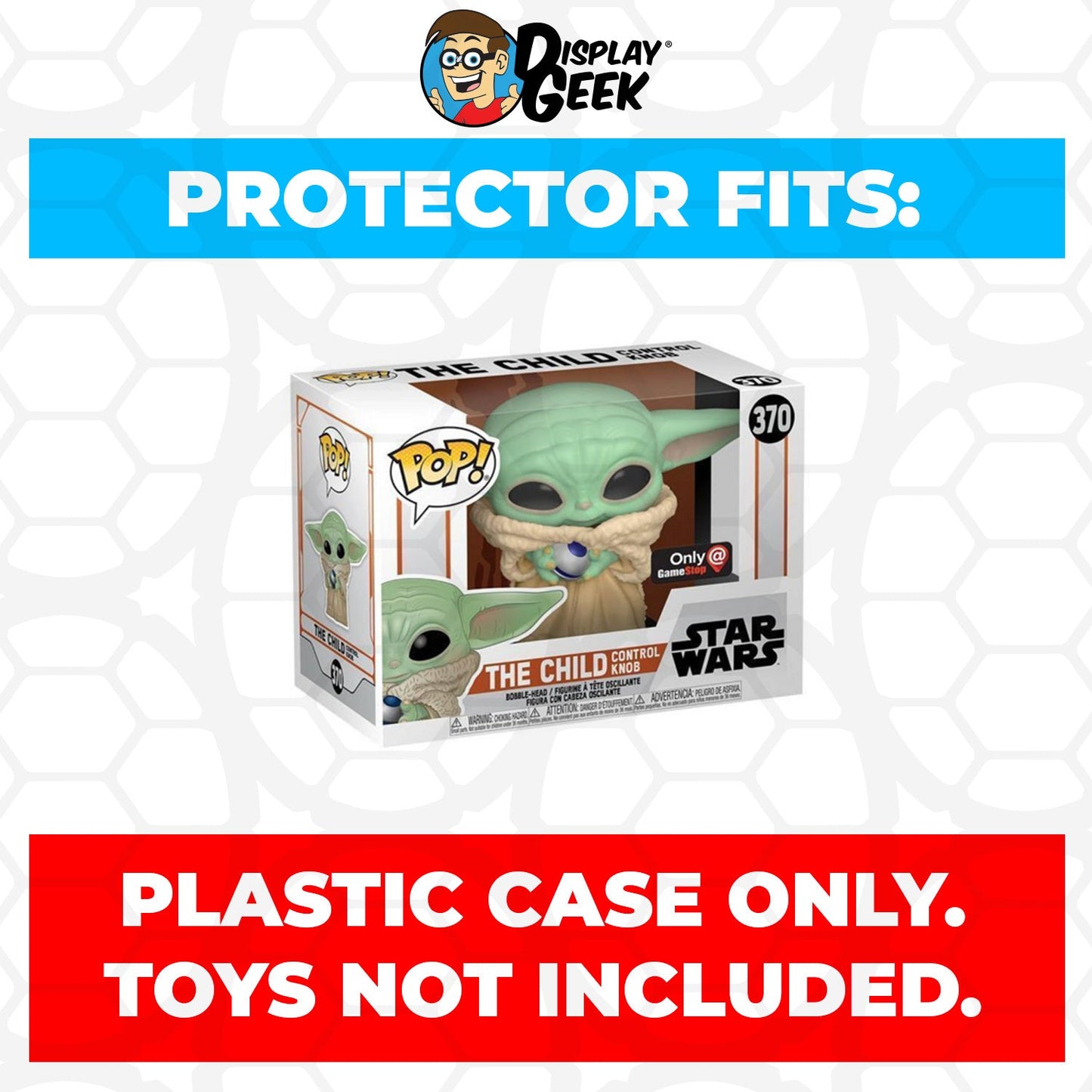 Pop Protector for 4 inch Funko Pop Grogu with Sandwich #841