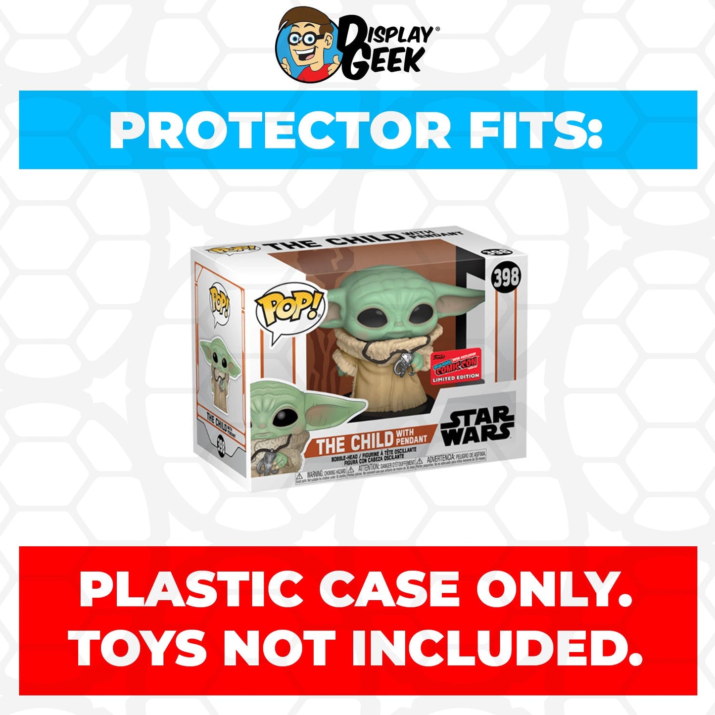 Pop Protector for 4 inch Funko Pop Grogu with Sandwich #841