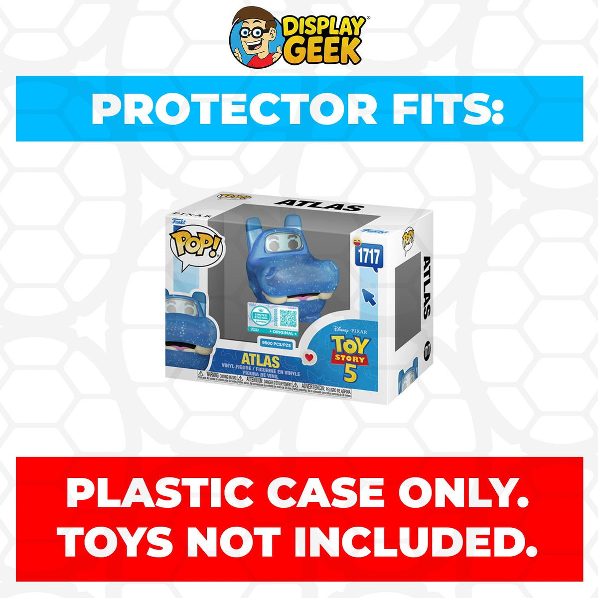 Pop Protector for 4 inch Funko Pop Atlas #1717 Box