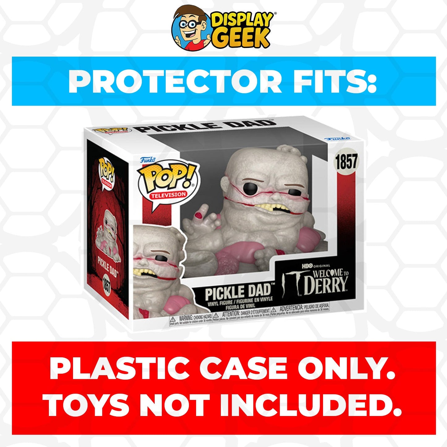 Pop Protector for 4 inch Pickle Dad #1857 Funko Pop