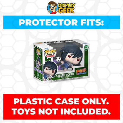 Pop Protector for 4 inch Funko Pop Sasuke Uchiha Soccer #2339 Box