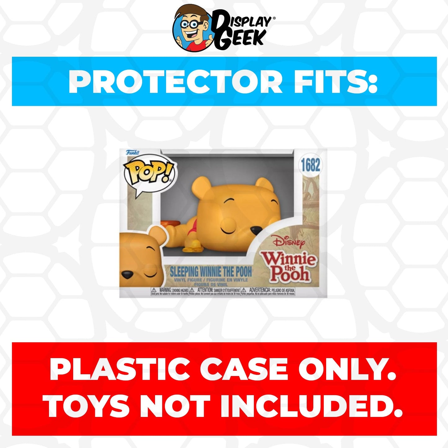 Pop Protector for 4 inch Funko Pop Sleeping Winnie the Pooh #1682