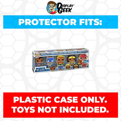 Pop Protector for 5 Pack DC Gingerbread Funko Pop