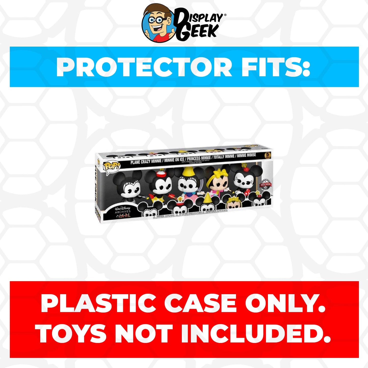 Pop Protector for 5 Pack Plane Crazy Minnie Mouse Archives Funko Pop