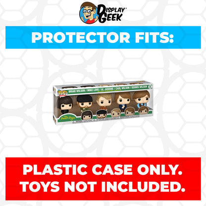Pop Protector for 5 Pack The Beach Boys Funko Pop