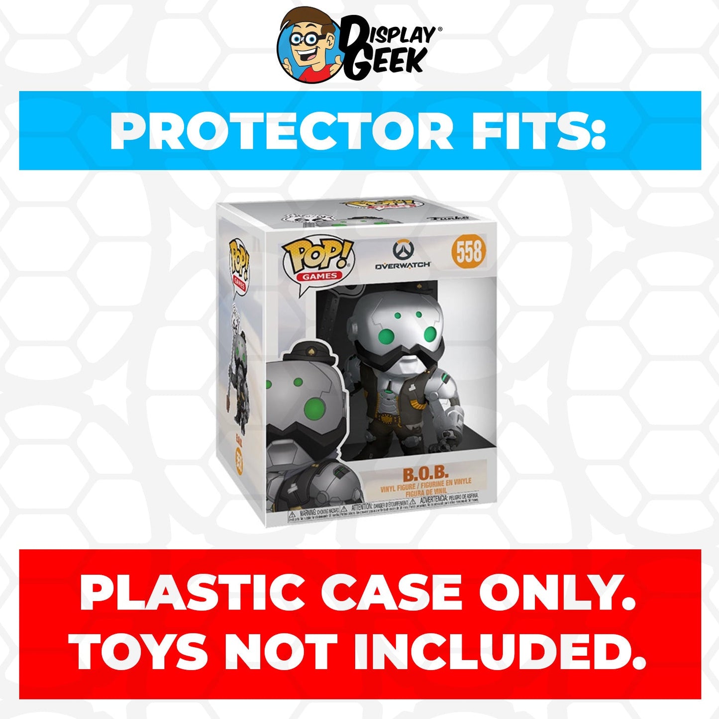 Pop Protector for 6 inch B.O.B. #558 Super Funko Pop