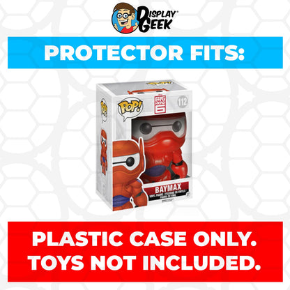 Pop Protector for 6 inch Baymax Armored Metallic #112 Super Funko Pop