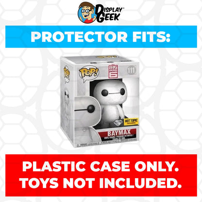 Pop Protector for 6 inch Baymax Diamond #111 Super Funko Pop