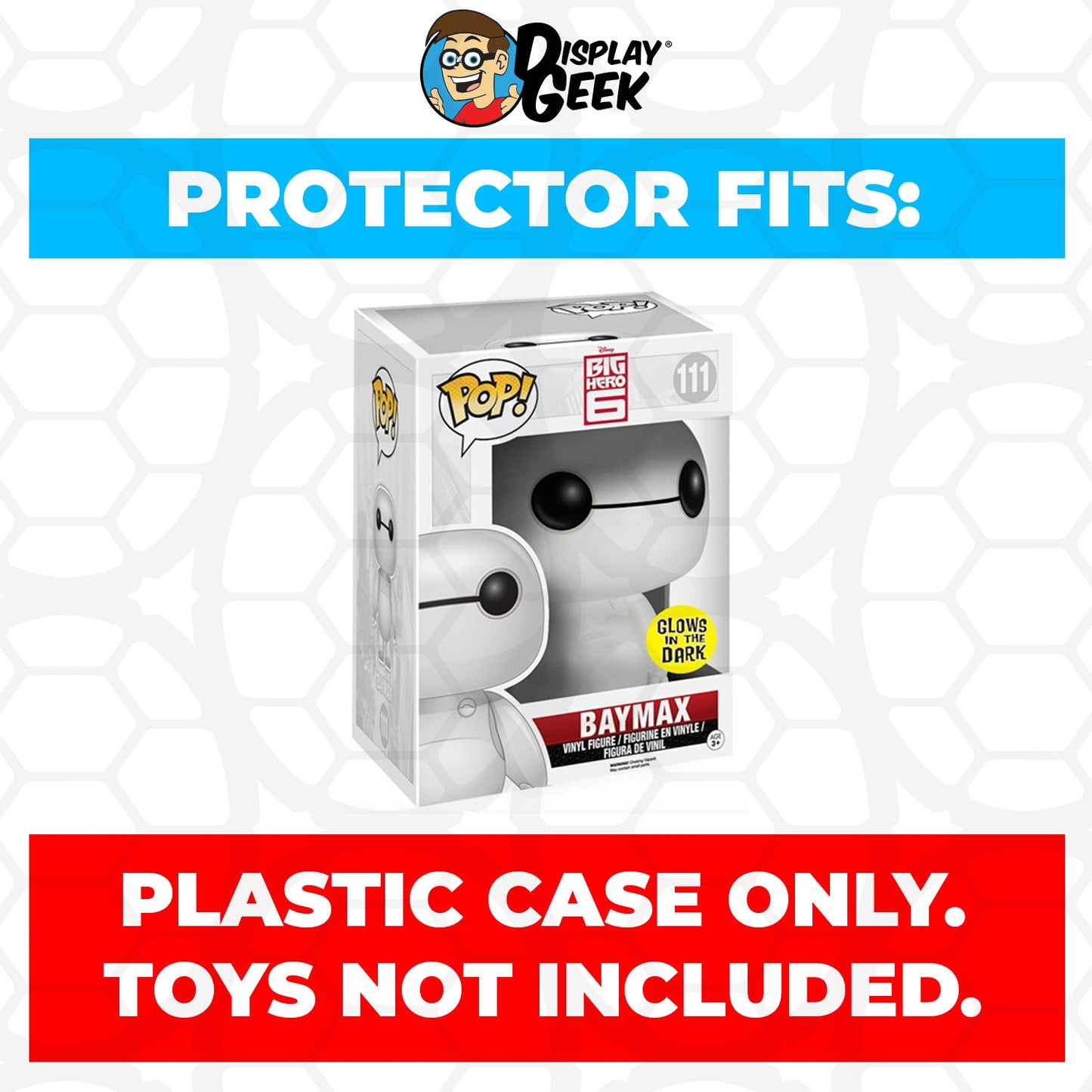 Pop Protector for 6 inch Baymax Armored #112 Super Funko Pop