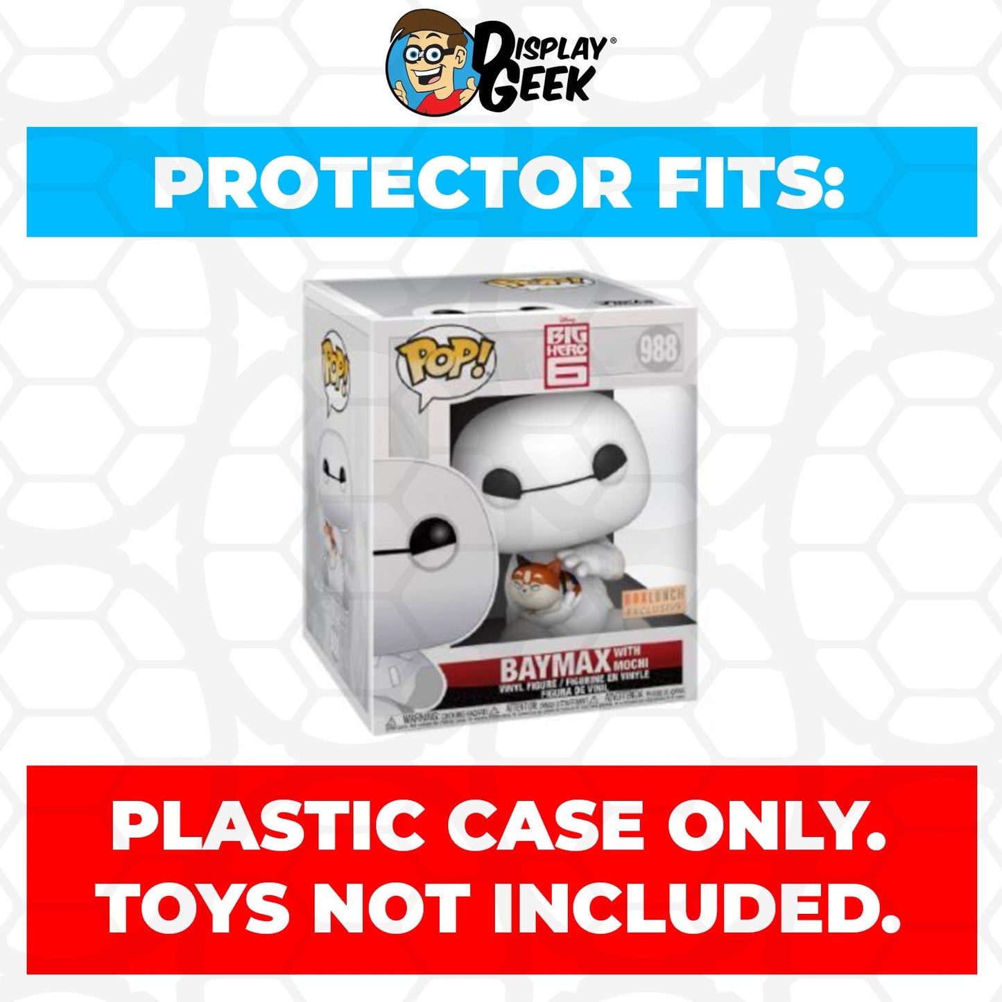 Pop Protector for 6 inch Baymax Disney Animation Studios #111 Super Funko Pop