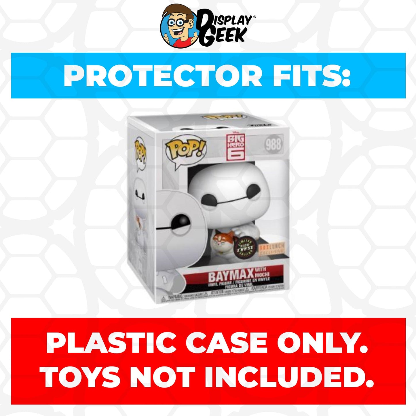 Pop Protector for 6 inch Baymax Armored #112 Super Funko Pop
