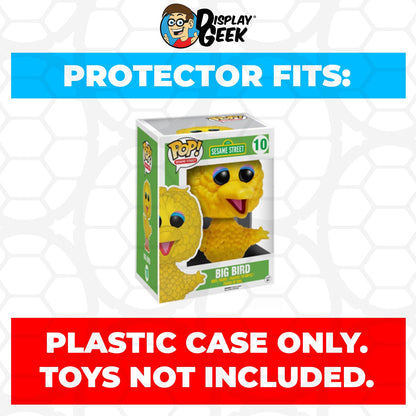 Pop Protector for 6 inch Big Bird #10 Super Funko Pop