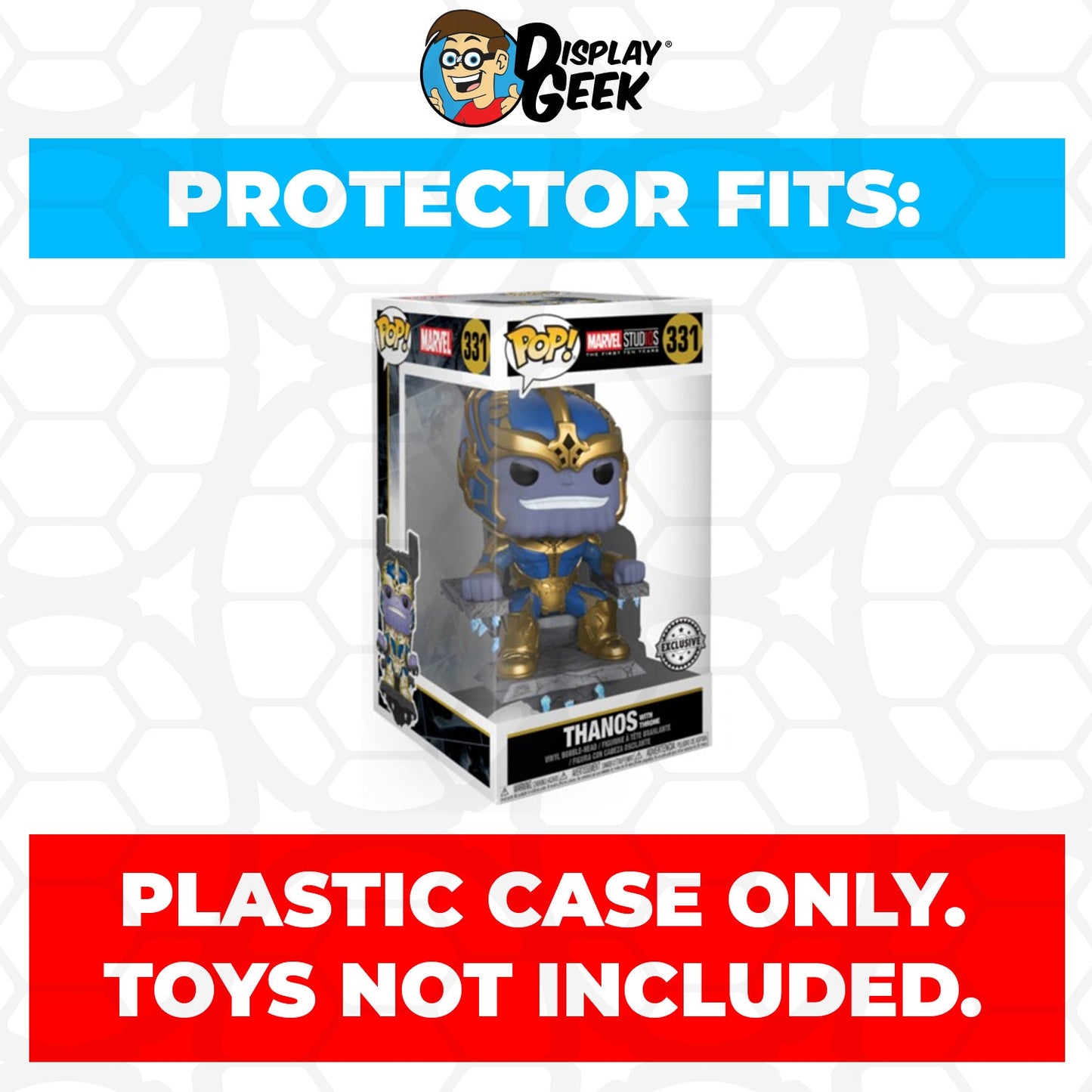 Pop Protector for 6 inch Thanos with Throne #331 Super Funko Pop