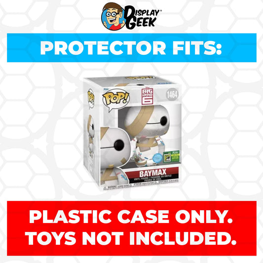 Pop Protector for 6 inch Baymax Bandaged Glitter SDCC #1464 Super Funko Pop