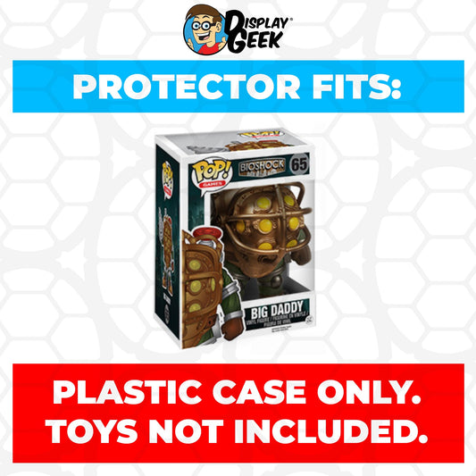 Pop Protector for 6 inch Big Daddy #65 Super Funko Pop