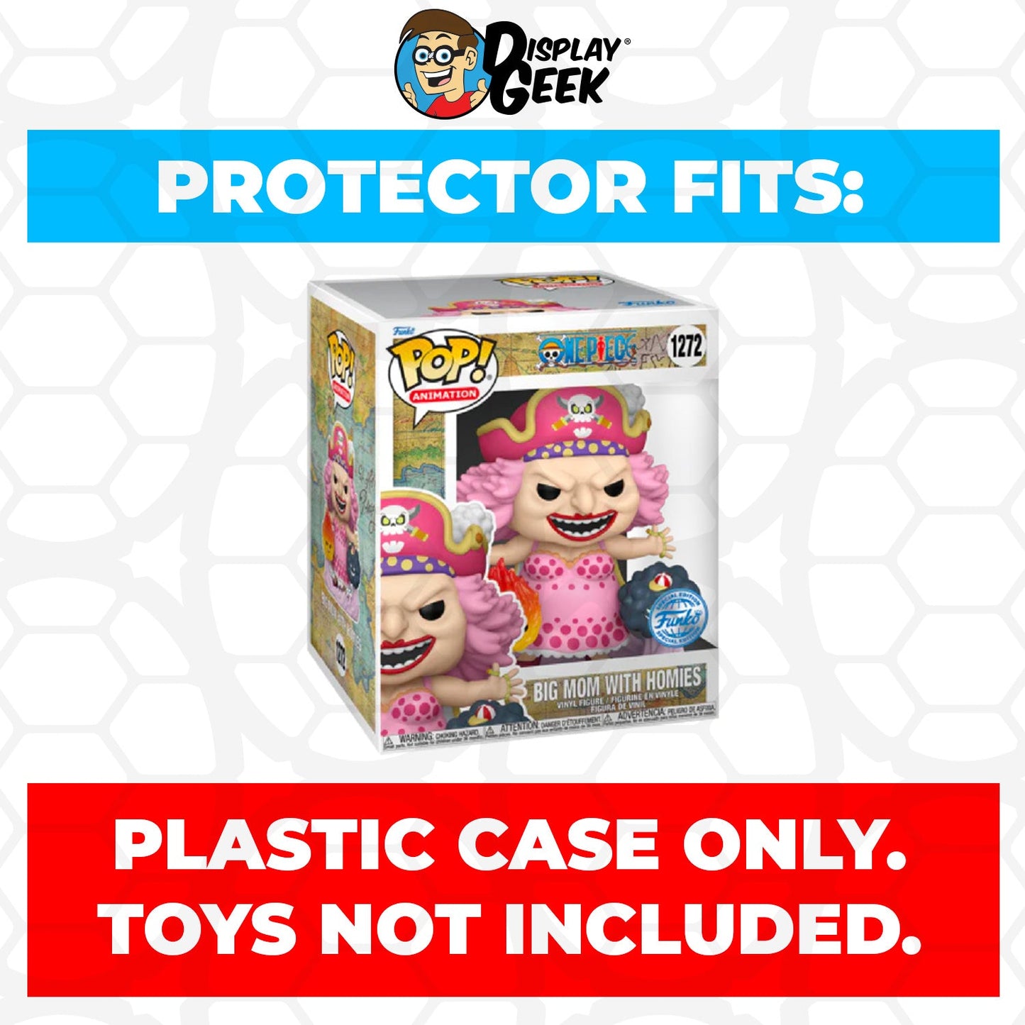Pop Protector for 6 inch Big Mom with Homies #1272 Funko Pop