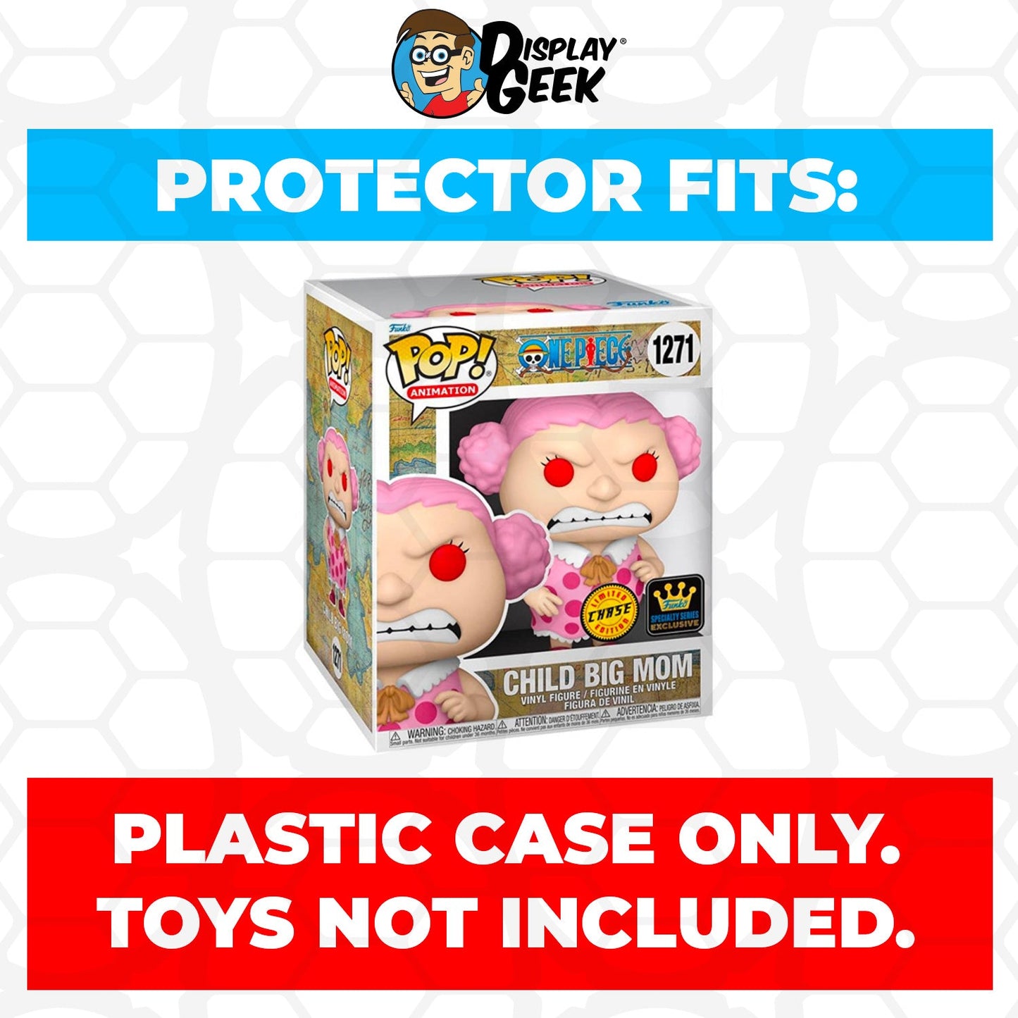 Pop Protector for 6 inch One Piece Child Big Mom Chase #1271 Super Funko Pop